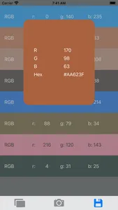 Color Picker: Sensor: Detector screenshot 2