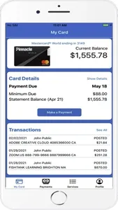 Pinnacle Bank Card screenshot 0