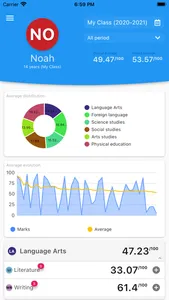 School marks tracker screenshot 0