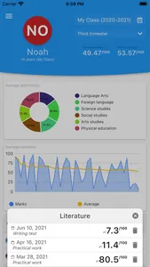 School marks tracker screenshot 2