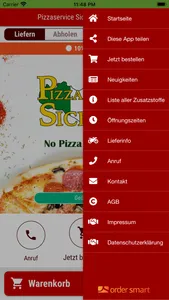 Pizzaservice Sicilia screenshot 2