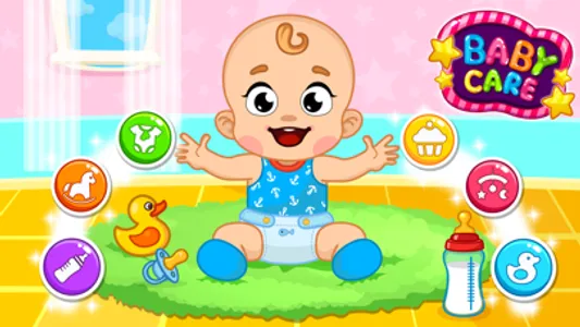 Baby Care Games for kids 3+ yr screenshot 0