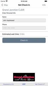 Grand Junction CJDR Check In screenshot 1