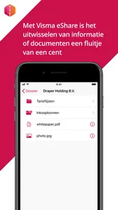 Visma eShare screenshot 1