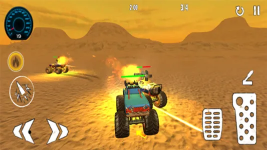 RACER, car racing combat screenshot 0