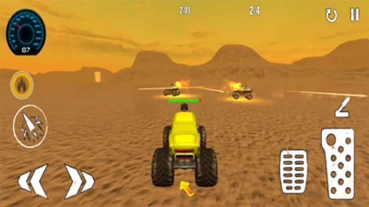 RACER, car racing combat screenshot 1