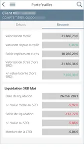 L'Appli Bourse Portzamparc screenshot 3