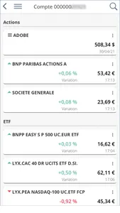 L'Appli Bourse Portzamparc screenshot 4