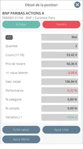 L'Appli Bourse Portzamparc screenshot 7