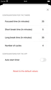 Focused Timer screenshot 4