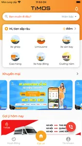 Timos - Đặt xe trực tuyến screenshot 1