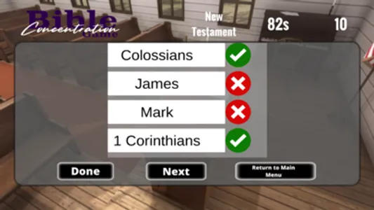 Bible Concentration Game screenshot 4