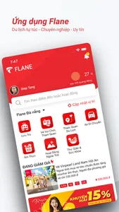 Flane - Du lịch, đặt vé giá rẻ screenshot 0