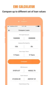 EMI Calculator & Loan Manager screenshot 2