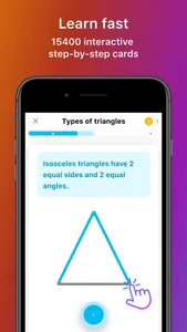 Gebra · maths flashcards screenshot 1