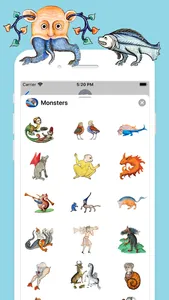 Medieval Monsters Stickers screenshot 3