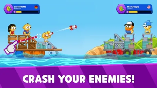 Boat Battles: Defend Your Raft screenshot 3