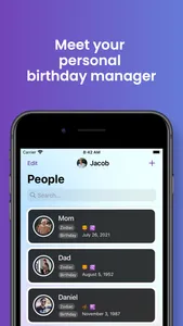 Zodiacally: Birthday Manager screenshot 0