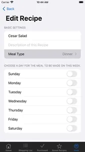 MealOrganizer screenshot 5