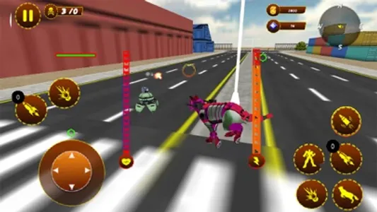 Angry Wolf Robot Battle Game screenshot 3