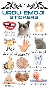 Urdu Emoji Stickers screenshot 0