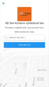 AB taxi Komárno screenshot 0