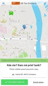 AB taxi Komárno screenshot 2