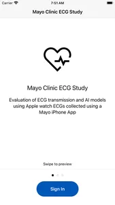 Mayo Clinic ECG Study screenshot 0