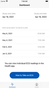 Mayo Clinic ECG Study screenshot 1