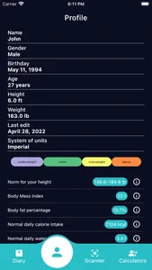 Ideal Weight & BMI Calculator screenshot 0