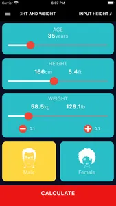 Ideal Weight & BMI Calculator screenshot 2