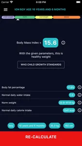 Ideal Weight & BMI Calculator screenshot 4