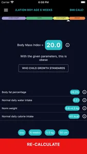 Ideal Weight & BMI Calculator screenshot 7