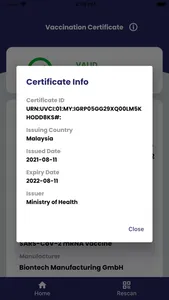 Vaccine Certificate Verifier screenshot 3