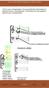 Score-Tool timbre explorer screenshot 1