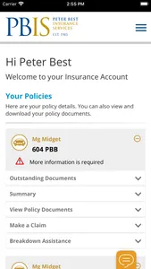 Peter Best Insurance screenshot 2