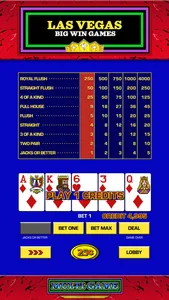 Video Poker Vegas ™ screenshot 2