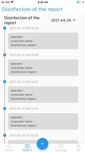 FFD Disinfection screenshot 2