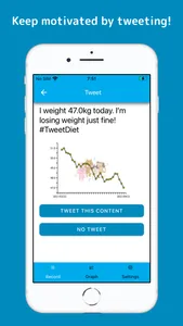 Best Diet App - TweetDiet screenshot 3