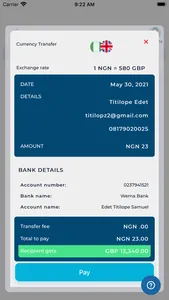 Wiremoney screenshot 4