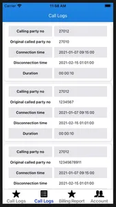 Call Logs and Billing screenshot 4