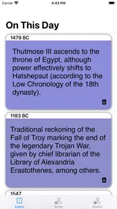 On This Day In History Widget screenshot 0