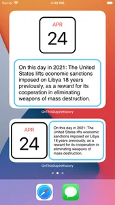 On This Day In History Widget screenshot 1