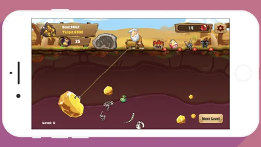 Gold Miner Classic HD+ screenshot 3