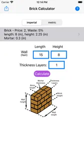 Bricks Estimator screenshot 0