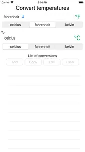 Temperature Units screenshot 0