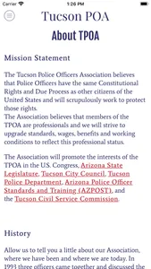 Tucson Police Officers Assoc. screenshot 2