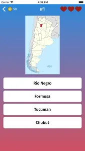 Argentina: Provinces Map Quiz screenshot 1