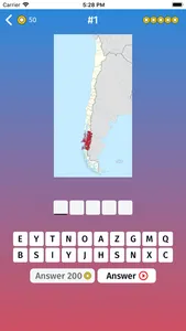 Chile: Provinces Map Quiz Game screenshot 0