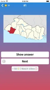 El Salvador: Departments Quiz screenshot 4